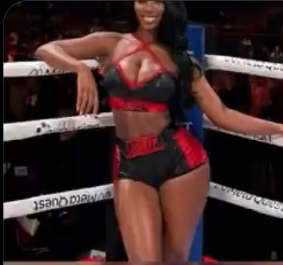 No way one of the Netflix ring girls from the Jake Paul vs Mike Tyson fight got leaked 😮😭😭